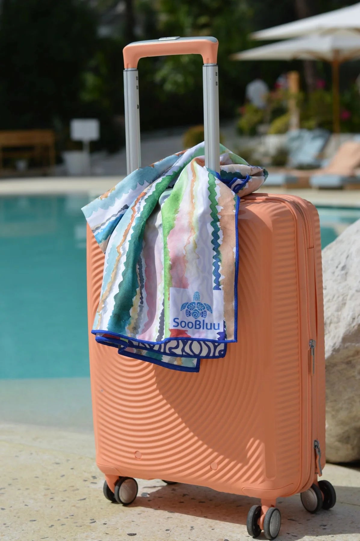 Travel Beach Towel Wavy