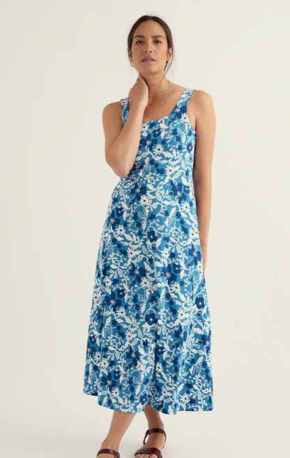 Sun Gleam Dress-Winding Meadow Sailboats
