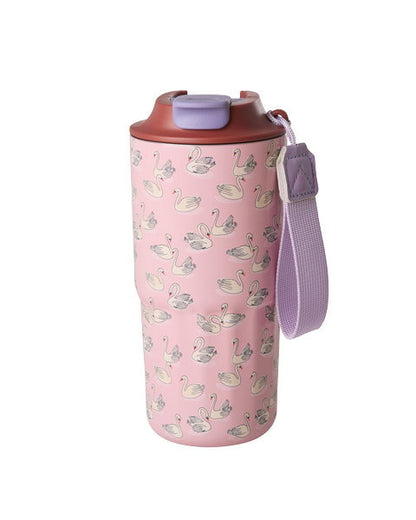 Stainless Steel Thermo Cup with Swan in Paris print