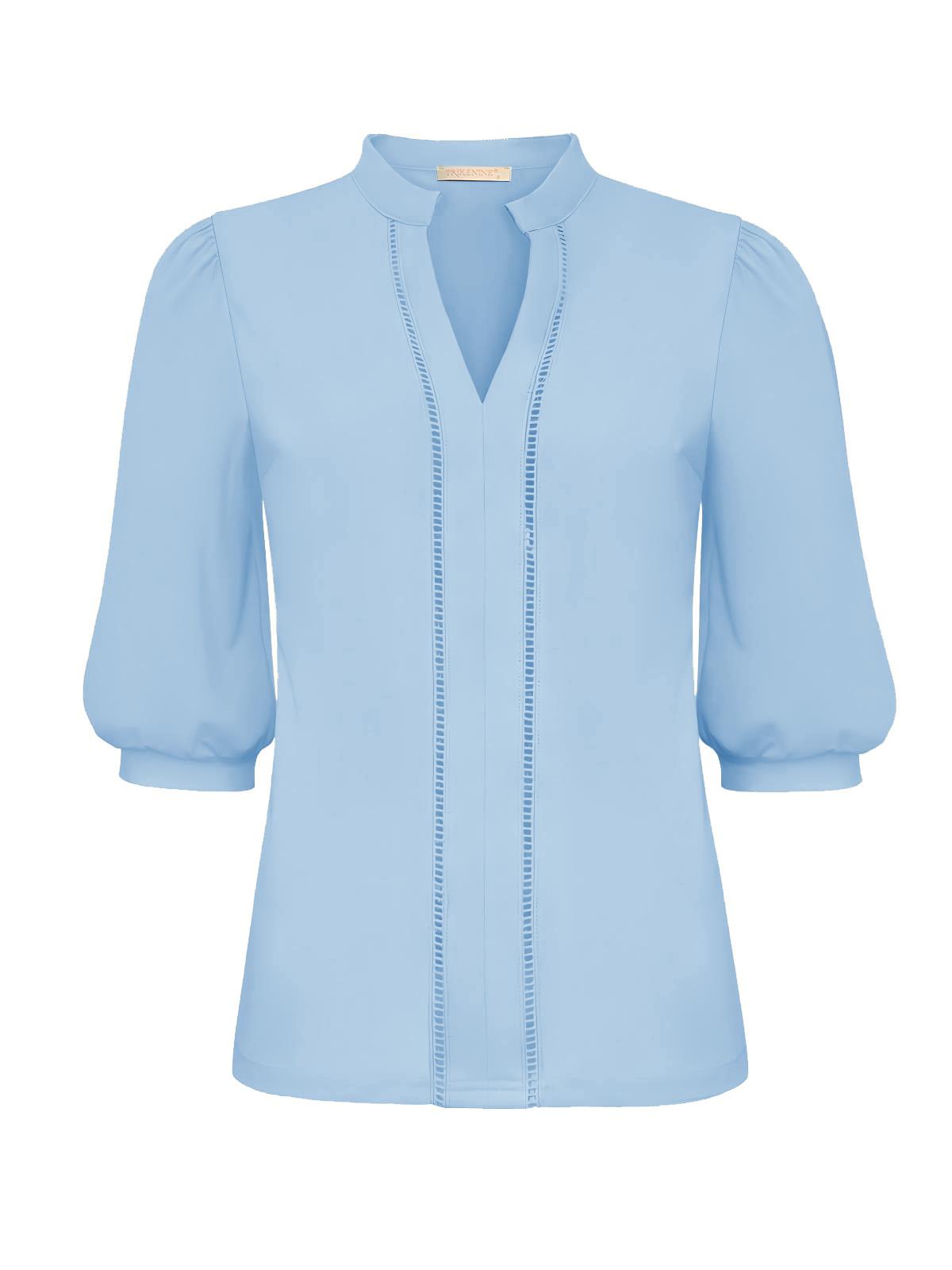 Top 3 Buttons Short Sleeves - SoMuch Fashion