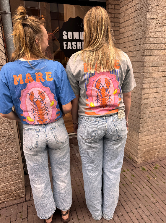T shirt met ronde hals Mare Print