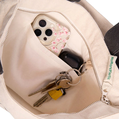 Tote Bag Teckel - Duurzaam - met rits