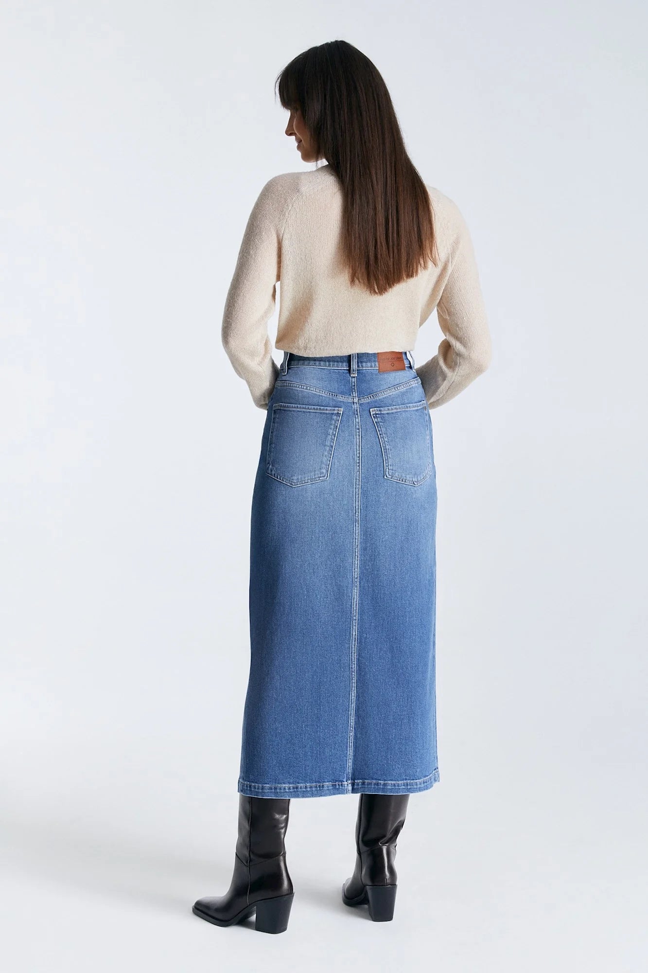 Valerie Denim Skirt   Medium Blue