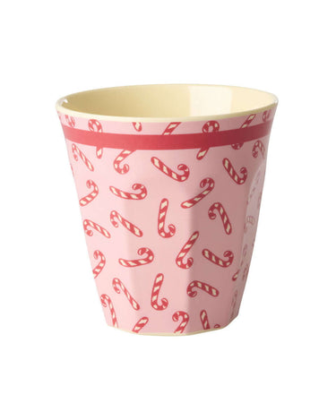 Melamine cup  Candy Cane print