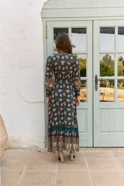 NOMADE PRINT SABRINA MAXI