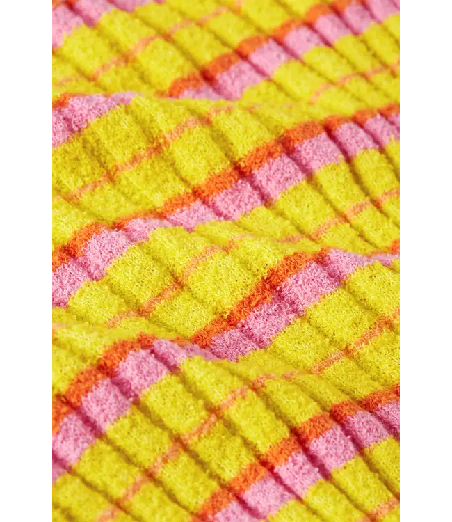 Agnes Rib Top Sunny  Neon Yellow