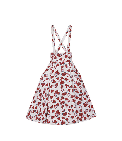 Alexa Strawberry Swing Skirt