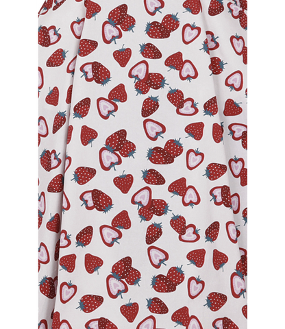 Alexa Strawberry Swing Skirt