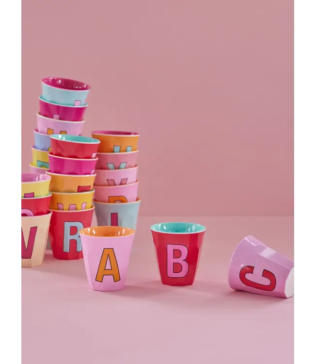 Alfabet Bekers Roze serie