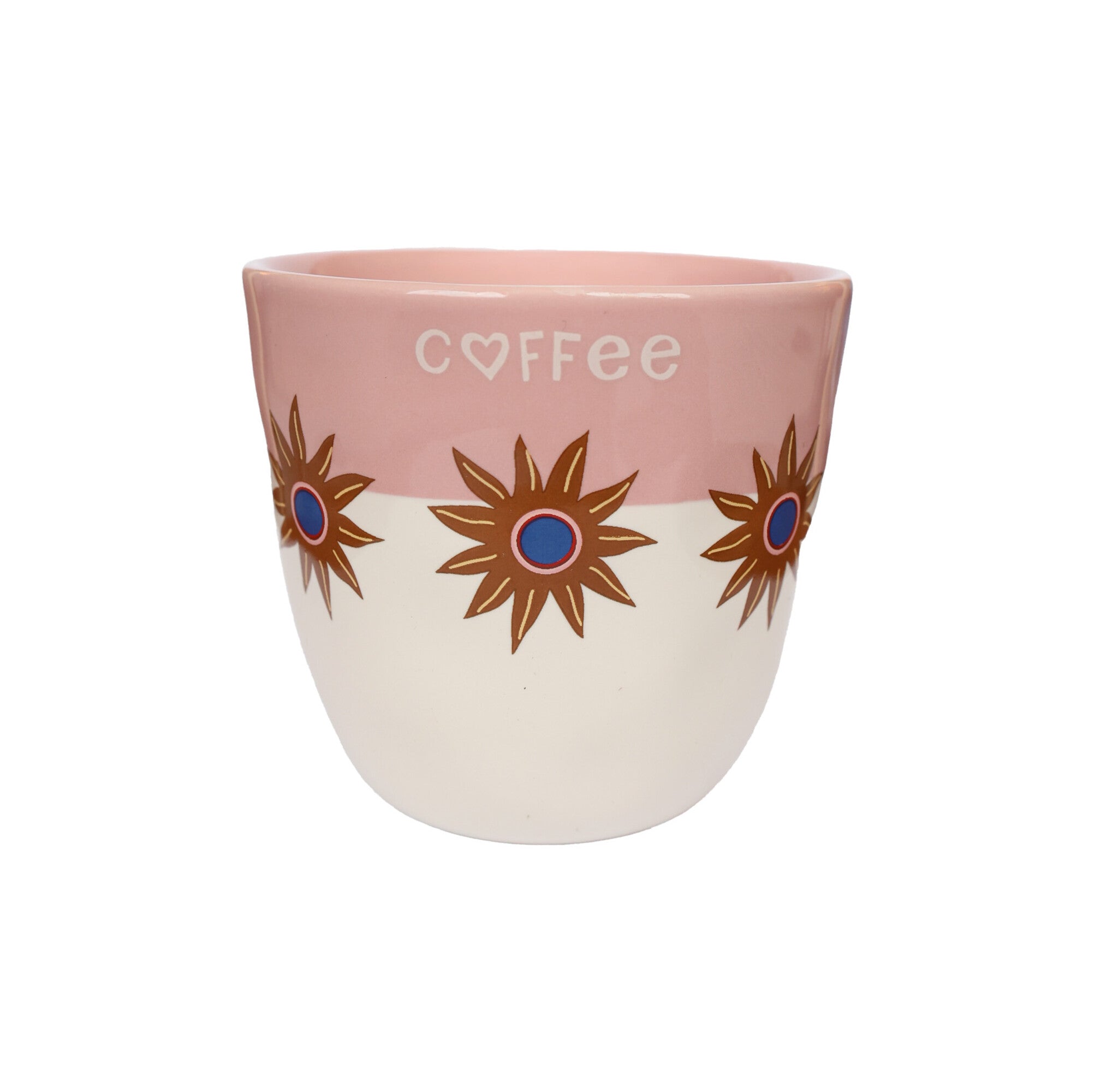 Leuke print mok met tekst Coffee 