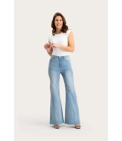 Ana Flared Without Line Clear Blue