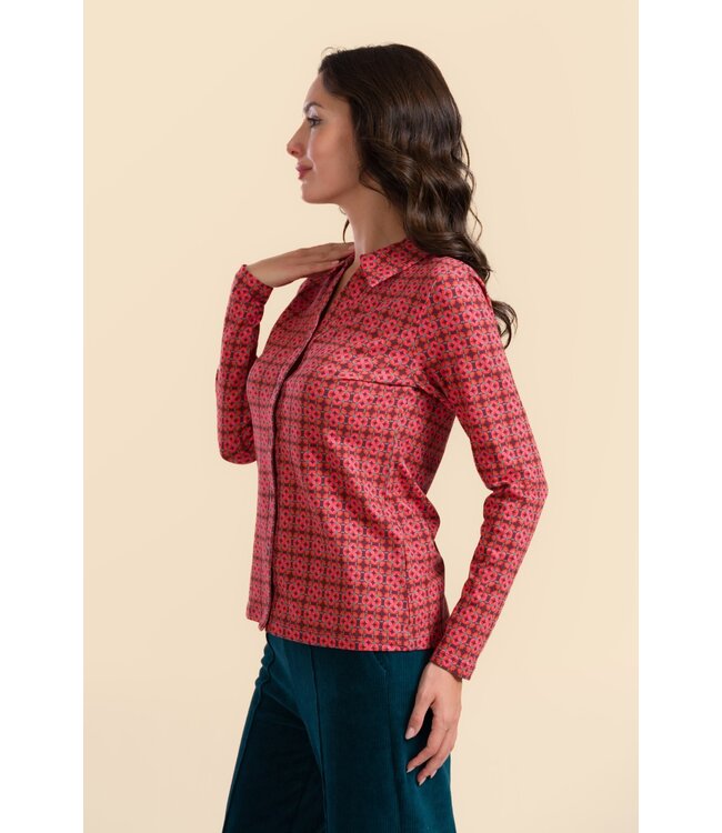 Anna Blouse  Gorgeous Port Tiles
