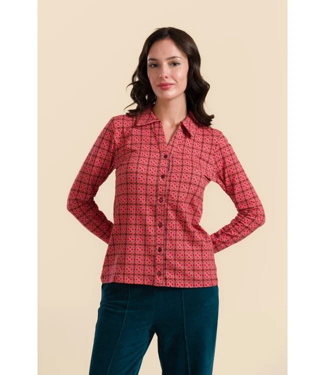 Anna Blouse  Gorgeous Port Tiles