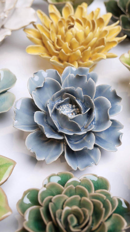 English Garden Pastel Blue Rose - SoMuch Fashion
