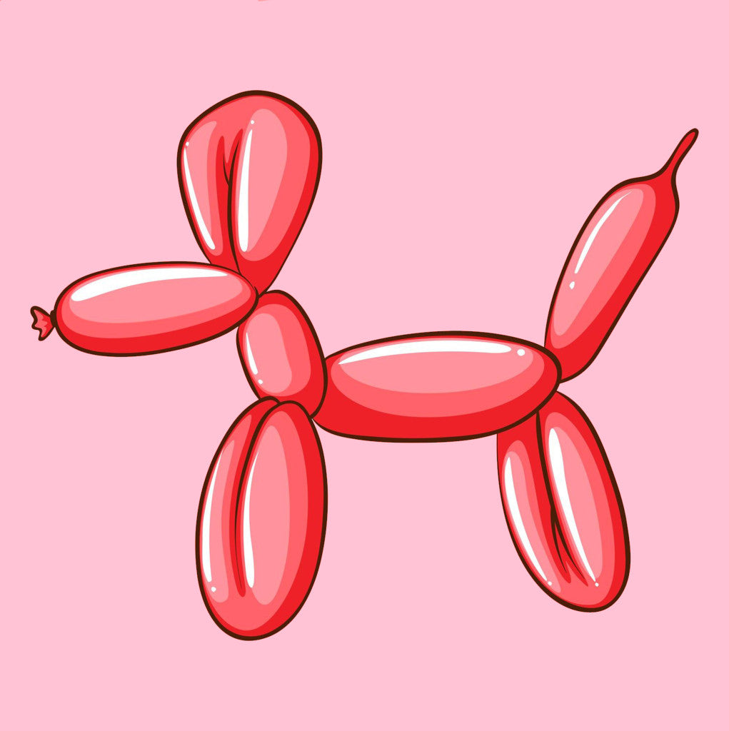 Forex Tegeltje Ballon hond