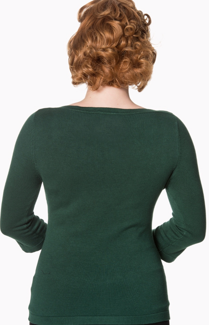 Basic Trui Forest Green