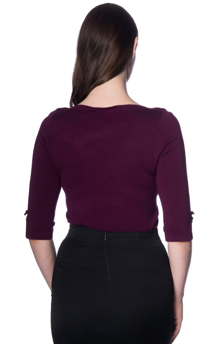 Basic Trui Aubergine