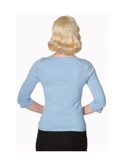 Basic trui Baby blauw