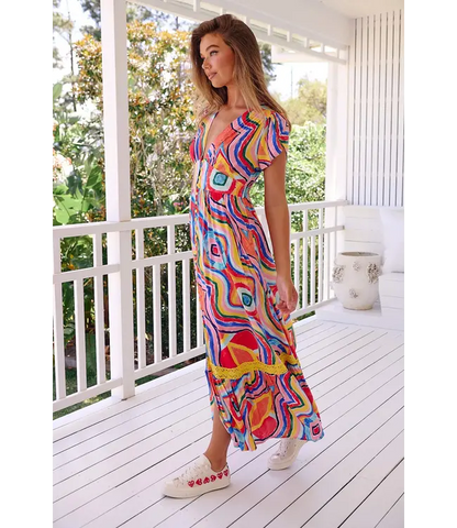 BERGAMO PRINT TABITHA MAXI DRESS