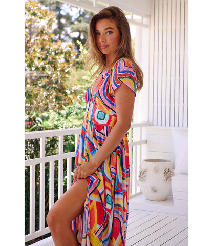 BERGAMO PRINT TABITHA MAXI DRESS