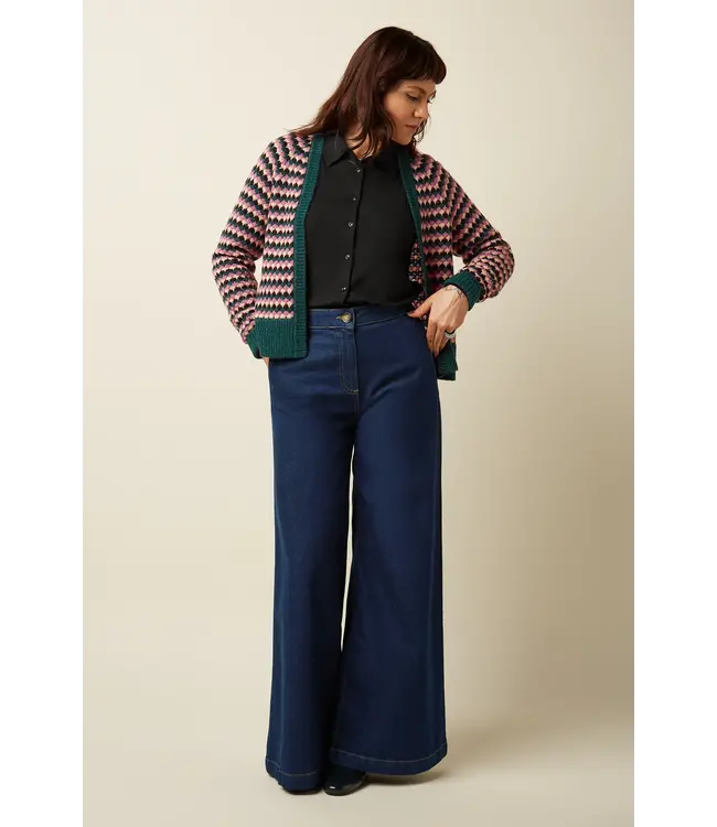 Blanca Cardi Flora  Pine Green