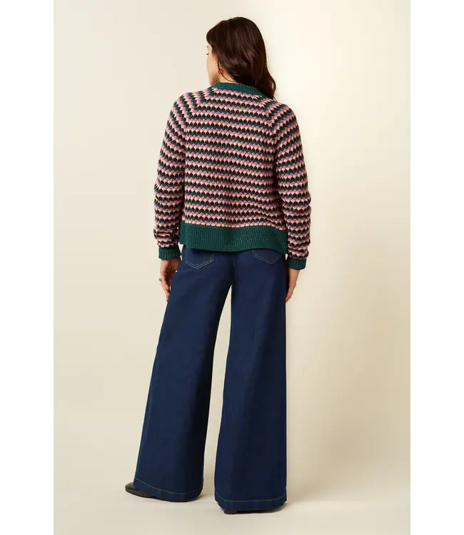 Blanca Cardi Flora  Pine Green