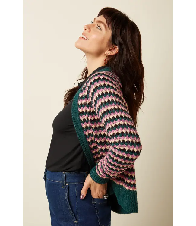 Blanca Cardi Flora  Pine Green