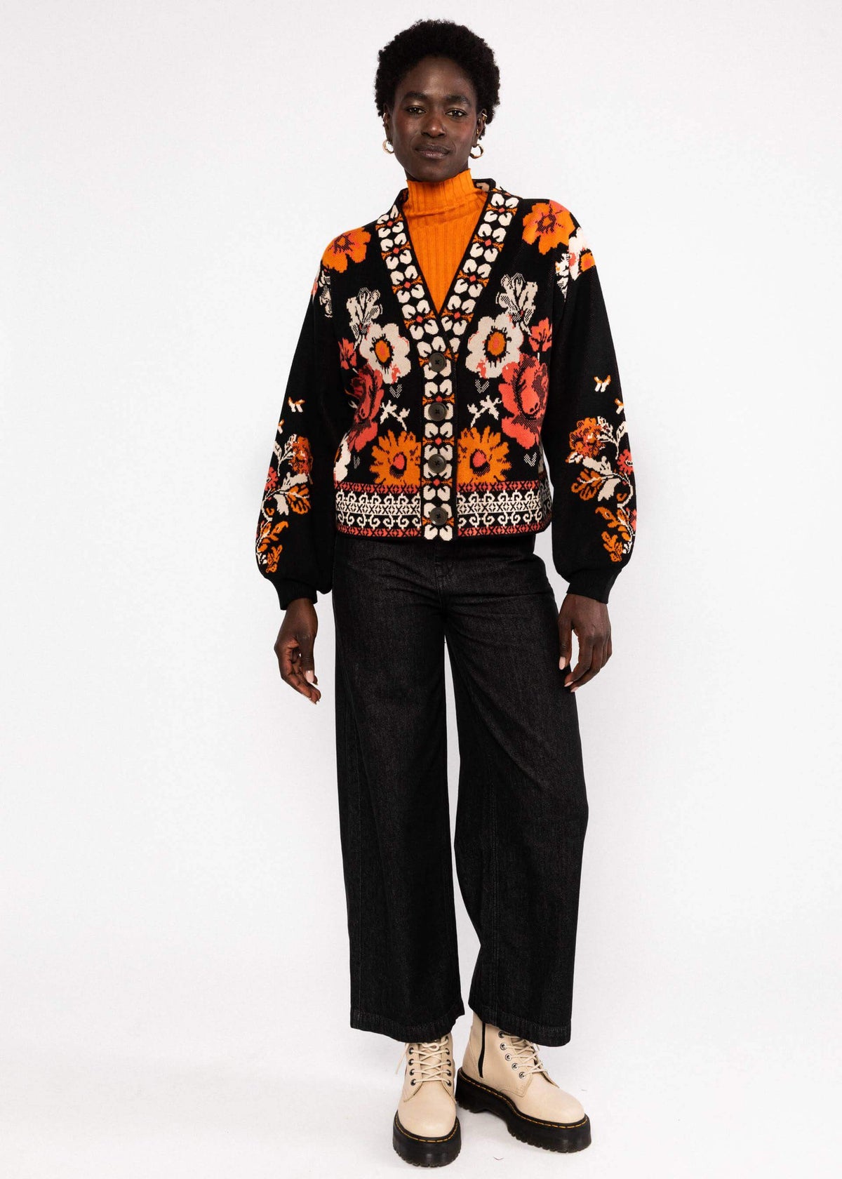 Biologisch katoenen oversized cardigan