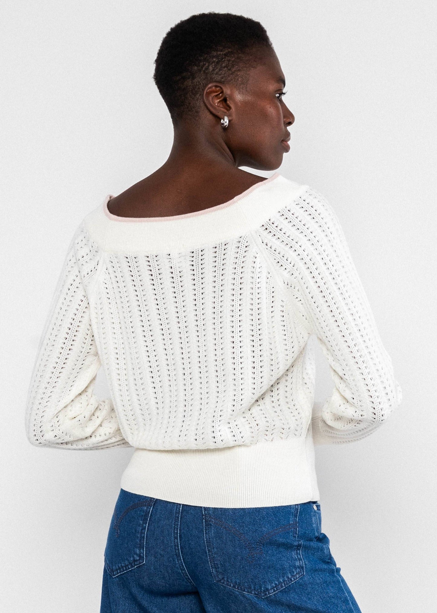 Knitted Jumper Delicious Summer dreamy white knit
