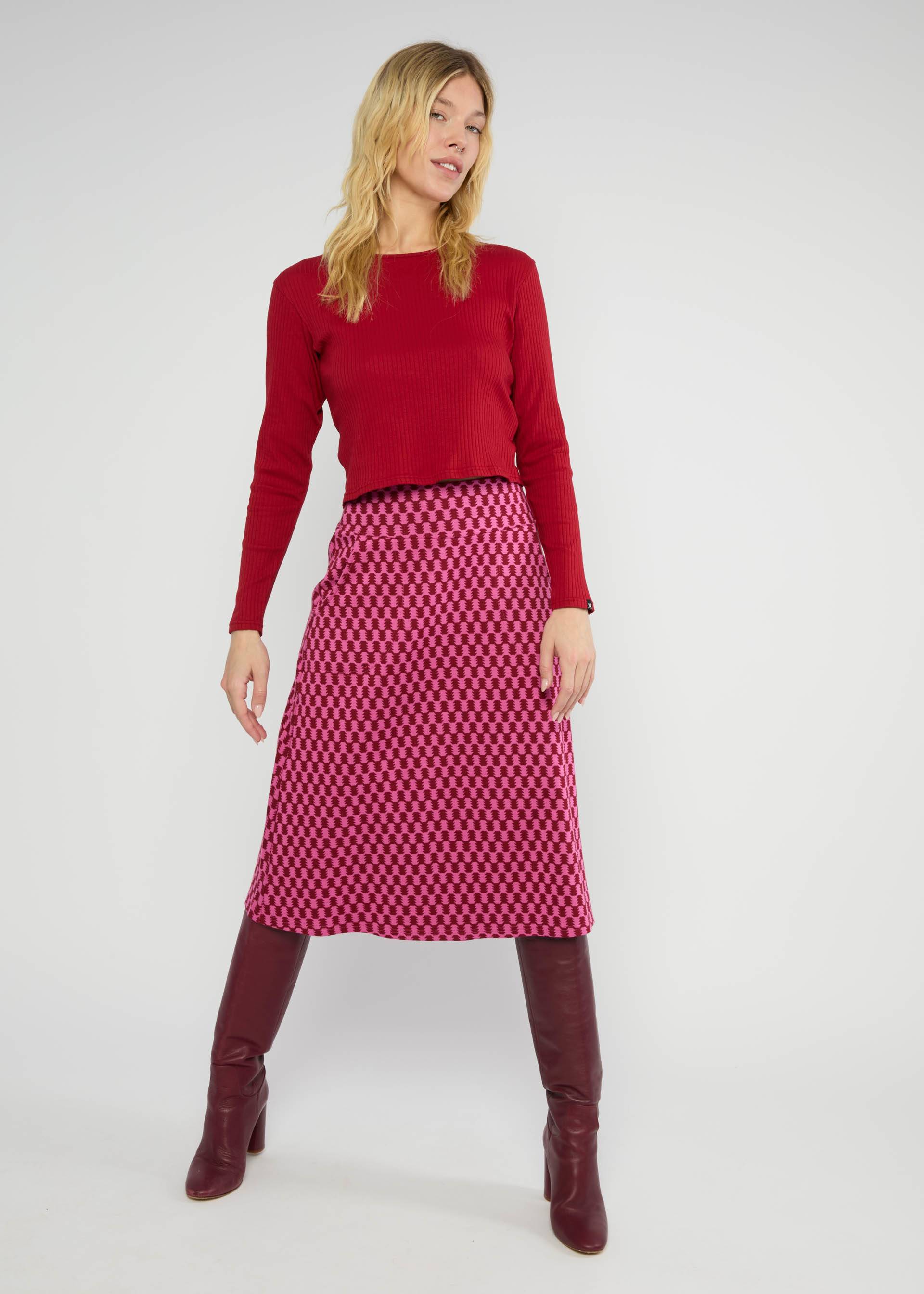 Midirock Relax and Revel pink urban check