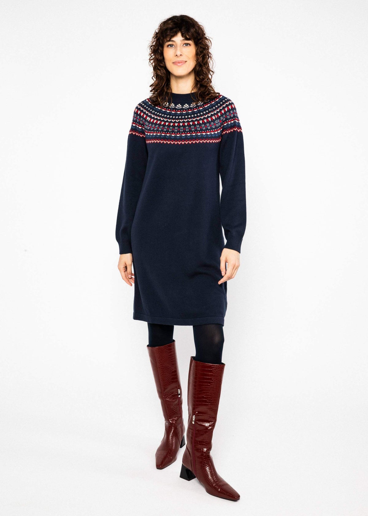 Jumper Dress Scandi Woods - SoMuch Fashion