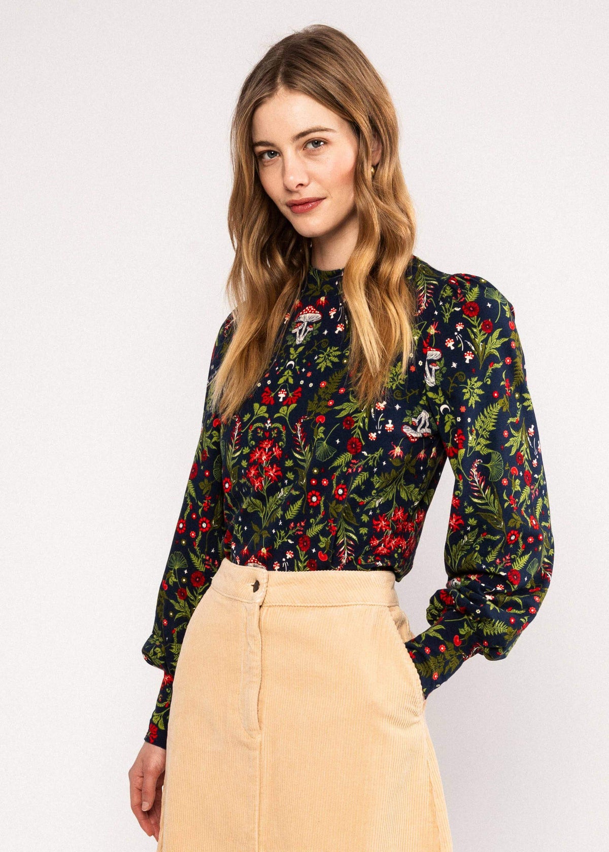 Jersey Top Whimsical Delight dreamy mushroom carpet