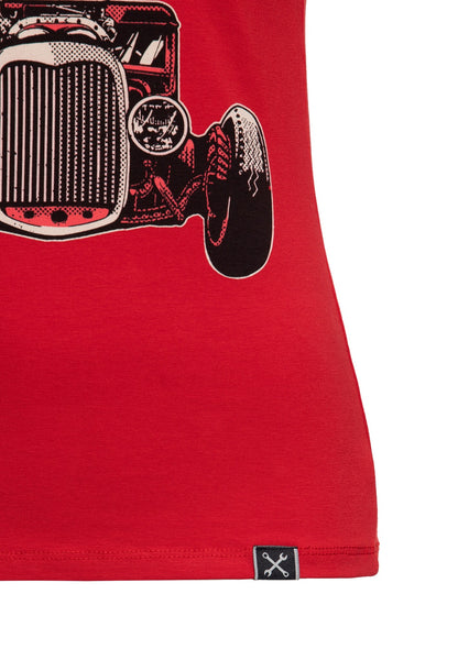 Built it Up Shirt Rood