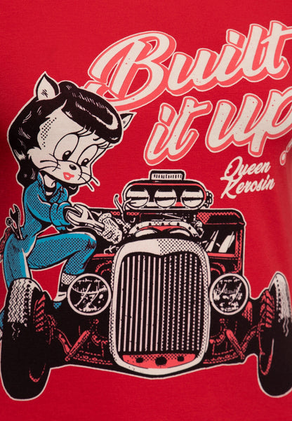 Built it Up Shirt Rood