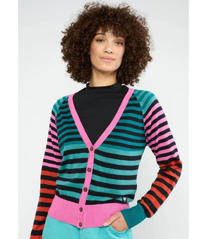 Cardigan Bright Side of Life colorful magic show