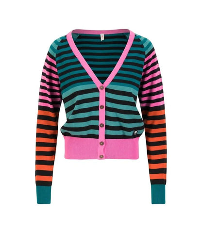 Cardigan Bright Side of Life colorful magic show