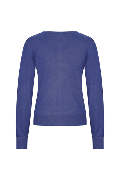 Cardigan Roundneck  Blauw