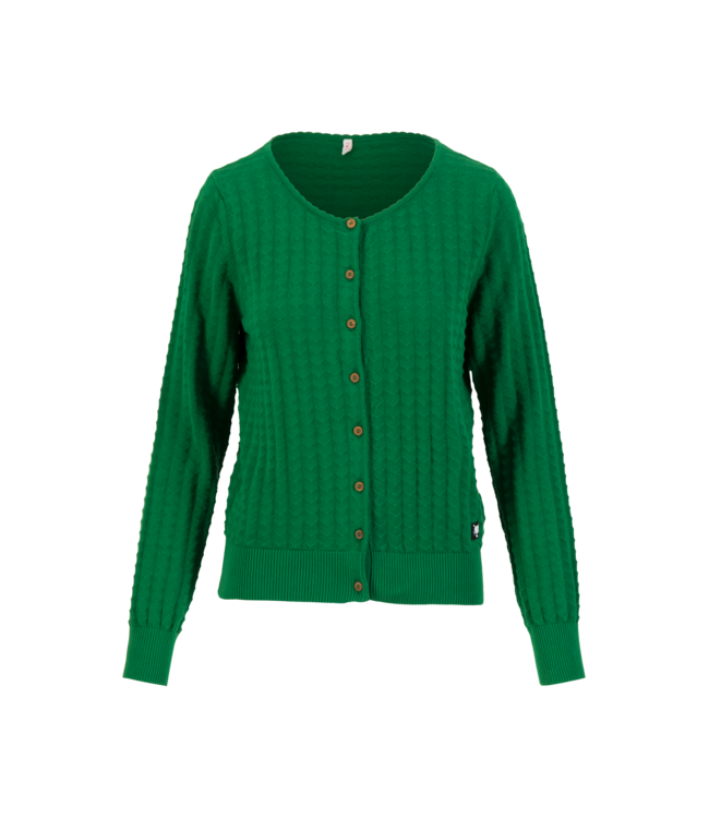 Cardigan Save the Brave boogie green knit