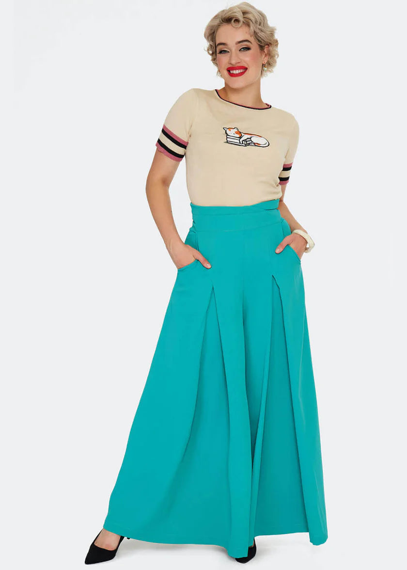 Cat asleep on a book sweater