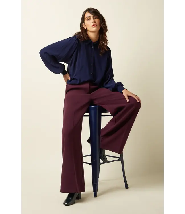 Chloe Pants Malone   Bordeaux Red