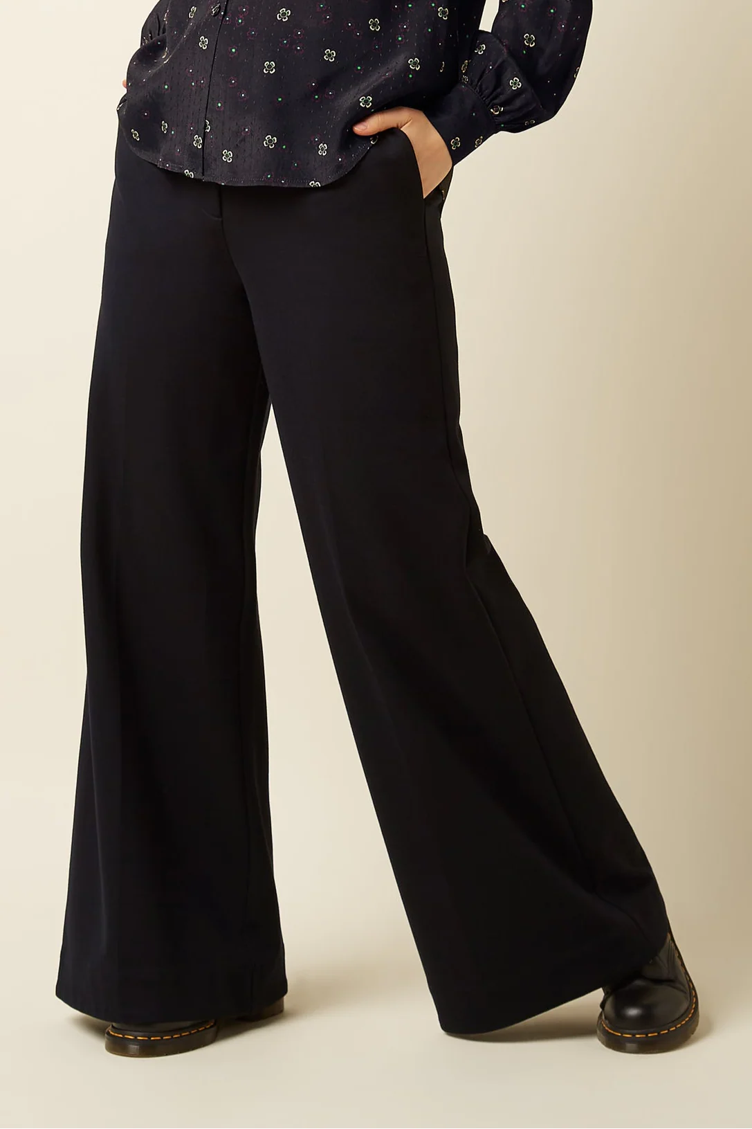 Chloe Pants Uni Rodeo  Zwart