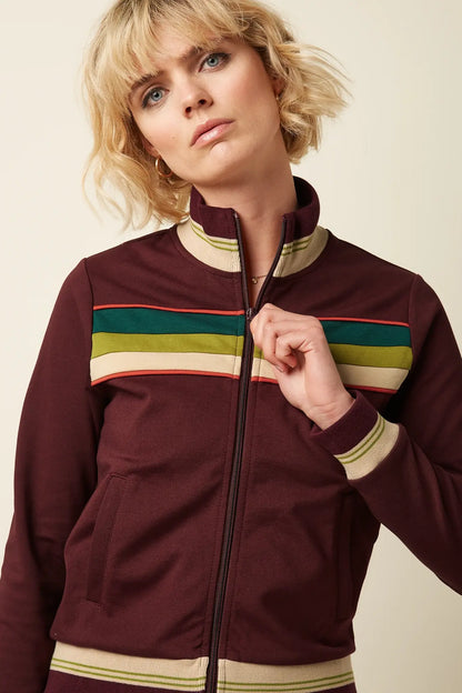 Colorblock Coljack Daytona Sweat  Porto Red