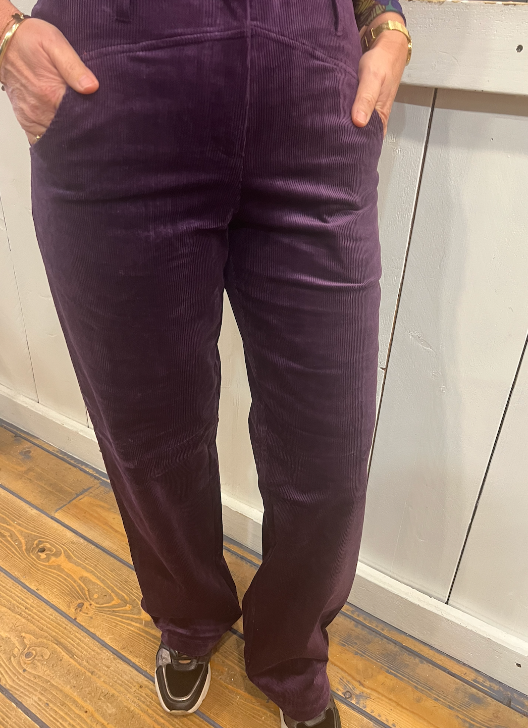 Corduroy Broek Paars