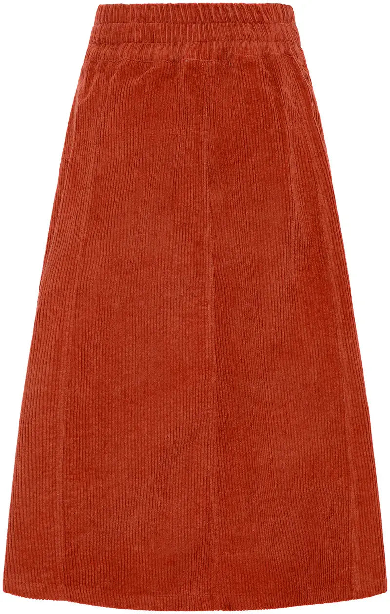 Corduroy skirt made from organic cotton  Rooibos