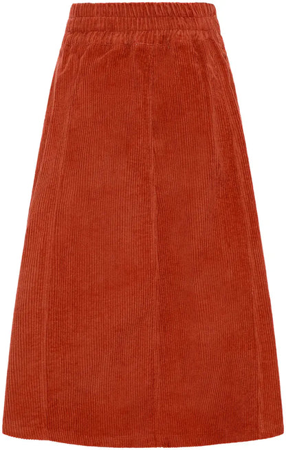 Corduroy skirt made from organic cotton  Rooibos