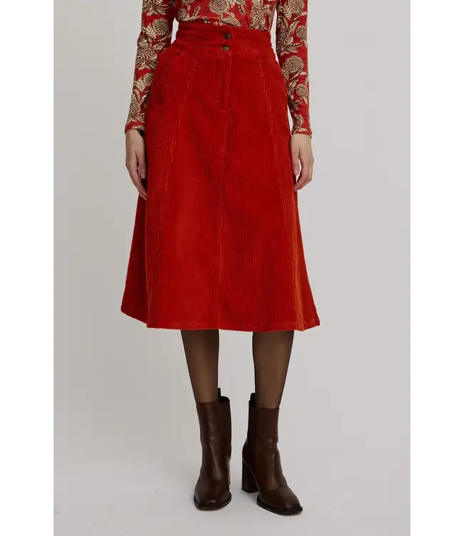 Corduroy skirt made from organic cotton  Rooibos