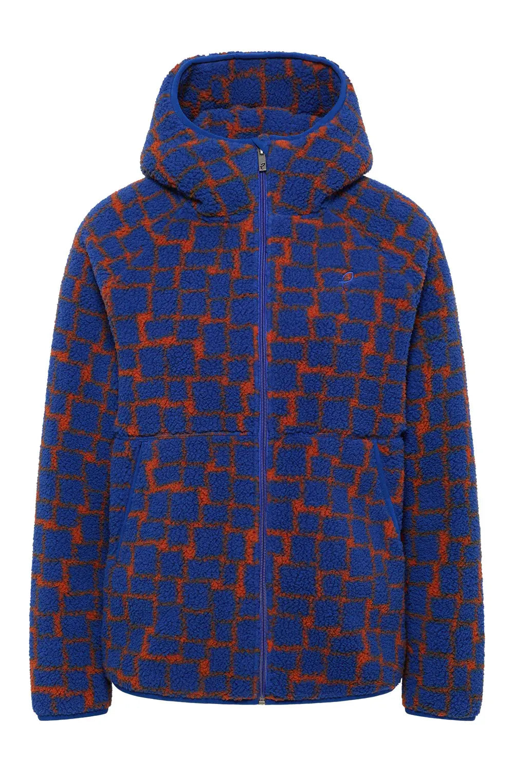 Cosy fleece jacket  Blue Puzzle