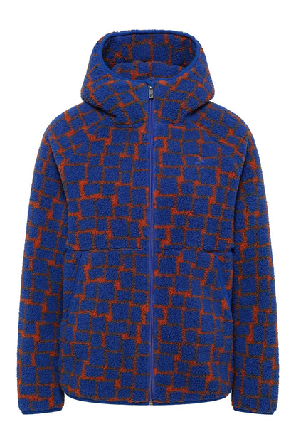 Cosy fleece jacket  Blue Puzzle
