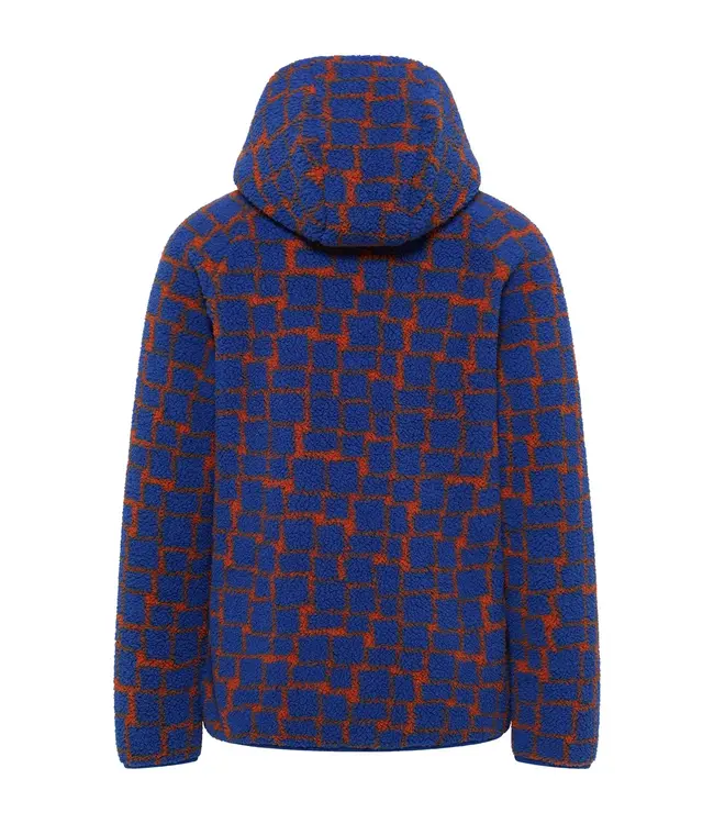 Cosy fleece jacket  Blue Puzzle