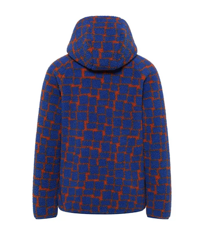 Cosy fleece jacket  Blue Puzzle
